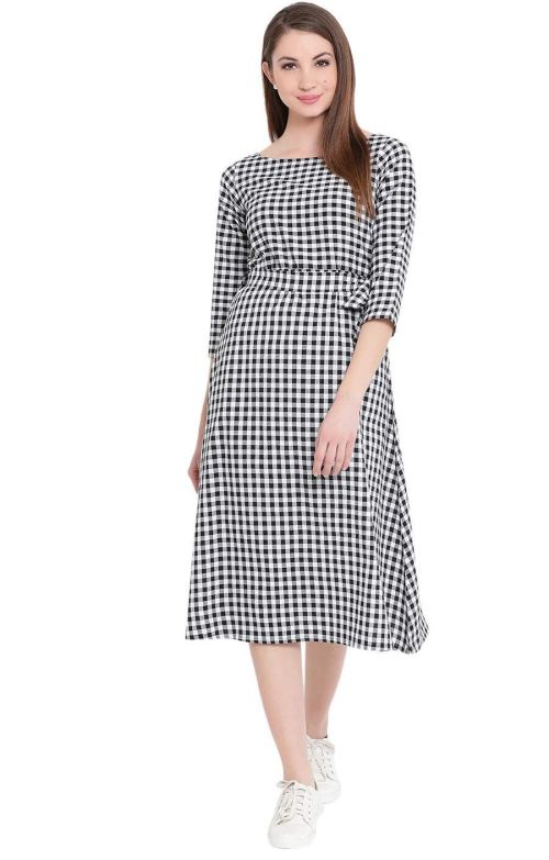 Fabslo Women's Knee length dress